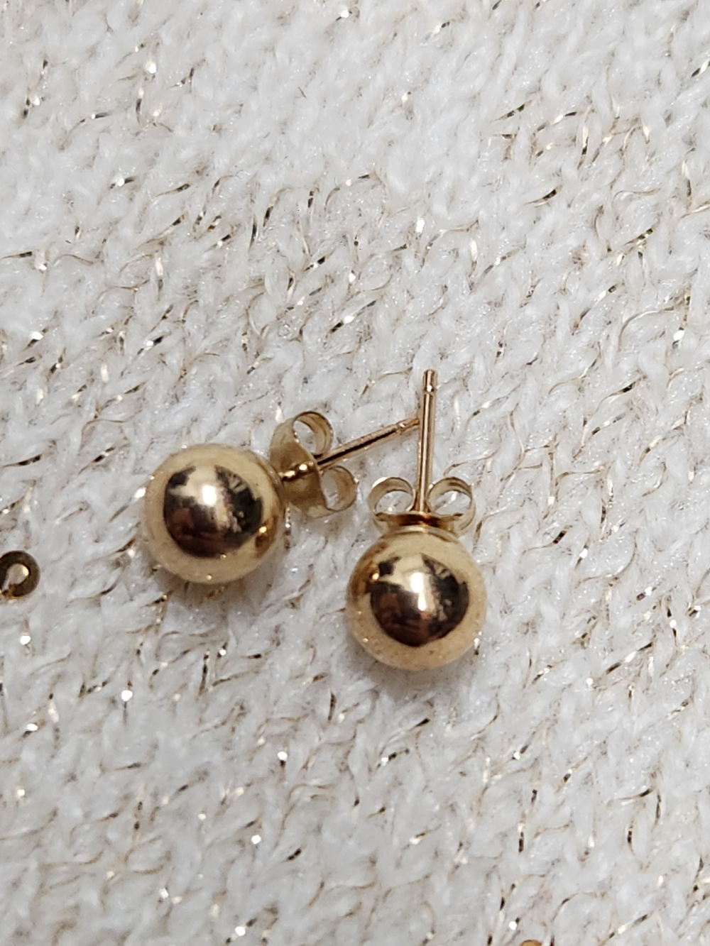 14k Gold Ball Stud Earrings – Timeless Women’s Jewelry